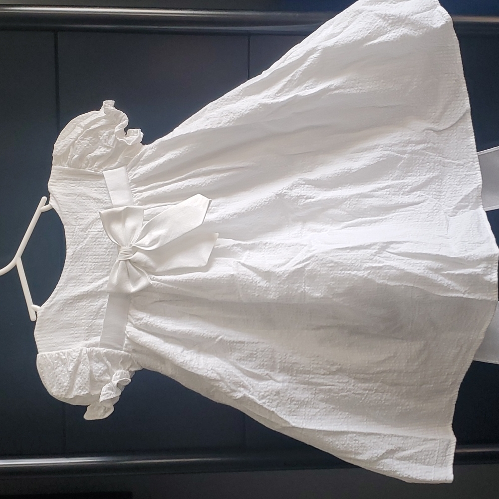 Baby Girl White dress Swea Pea and Lilli Size 18-24 month